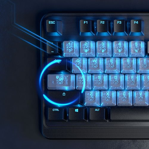 Gamer billentyűzet ROCCAT Pyro, RED Switch - USA