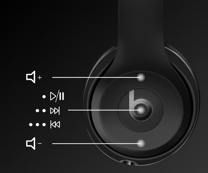 Stílusos Beats Solo3 vezeték nélküli fejhallgató