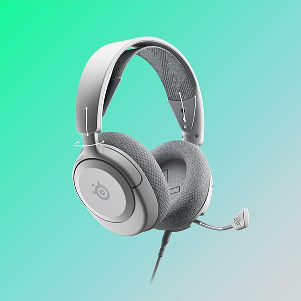 SteelSeries Arctis Nova 1 White gamer fejhallgató SteelSeries Arctis Nova 1 White gamer fejhallgató