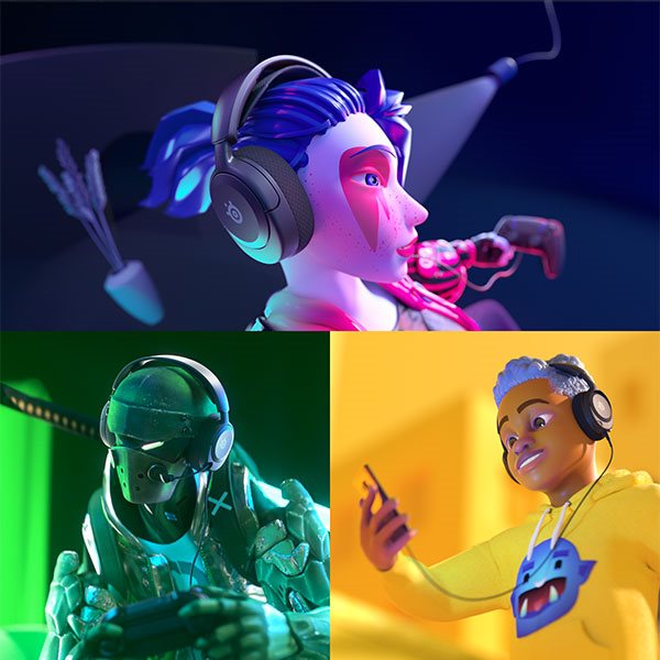 SteelSeries Arctis Nova 1P játék headset