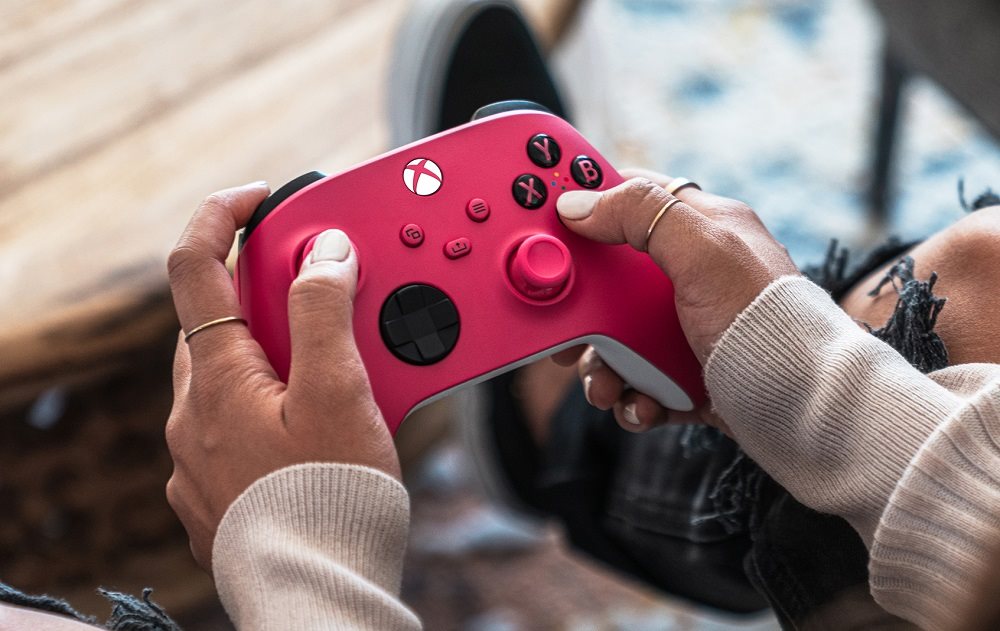 Xbox Wireless Controller Deep Pink gamepad