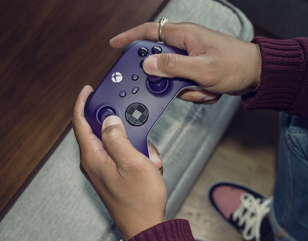 Xbox vezeték nélküli vezérlő Gamepad Astral Purple