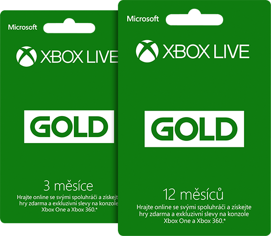 Xbox Live Gold kártyák Xbox Live Gold