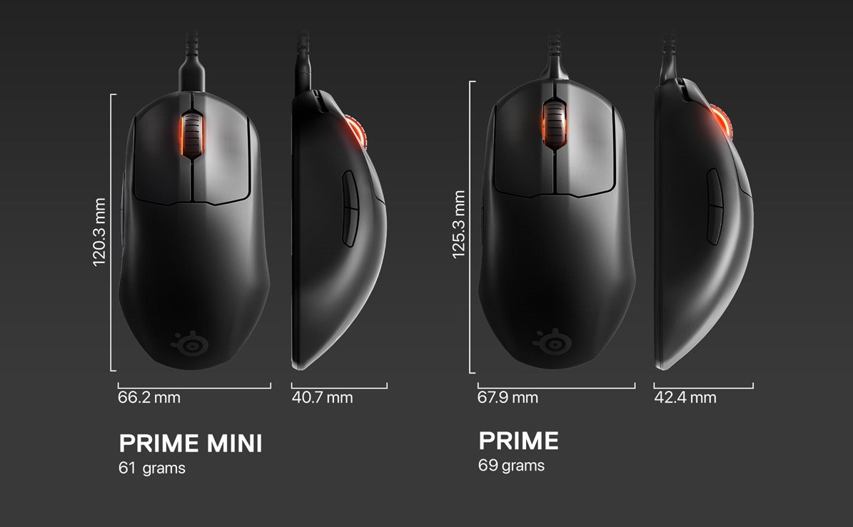 SteelSeries Prime Mini gamer egér
