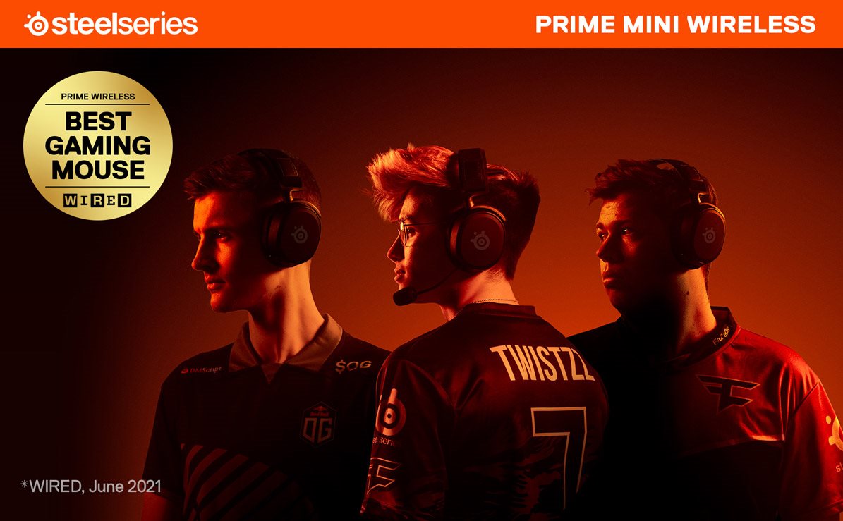 SteelSeries Prime Mini Wireless gamer egér