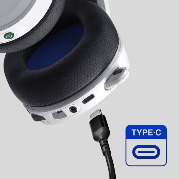 SteelSeries Arctis 7P+ White gamer fejhallgató SteelSeries Arctis 7P+ White gamer fejhallgató