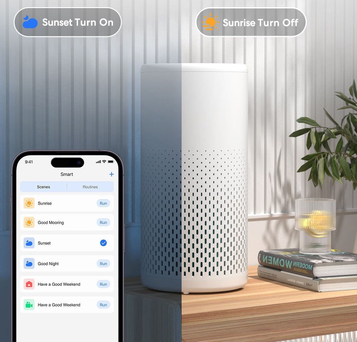 Meross Smart Wi-Fi Air Purifier légtisztító Meross Smart Wi-Fi Air Purifier légtisztító