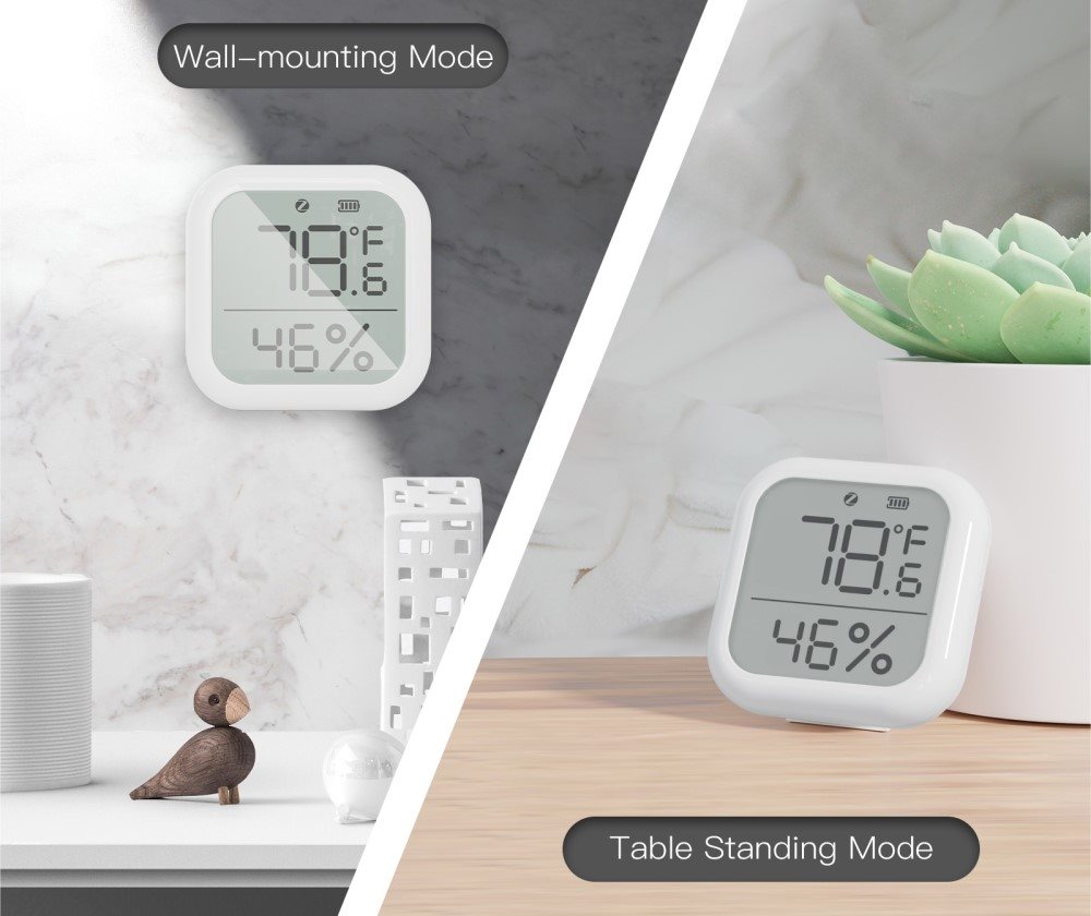 MOES Temperature & Humidity Sensor, Zigbee érzékelő