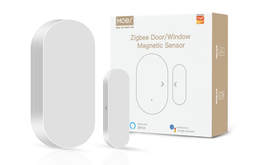 MOES Gate & Window Sensor, Zigbee nyitásérzékelő