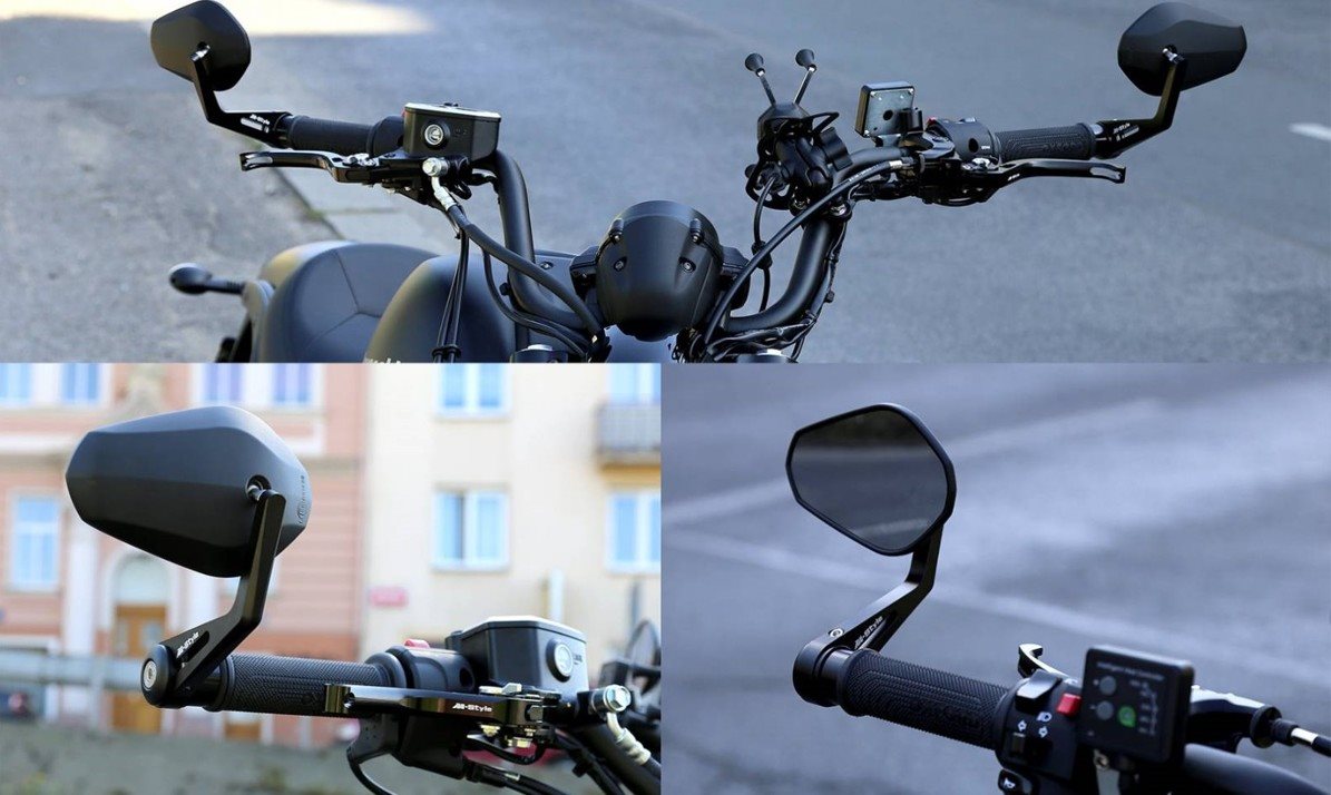 M-Style Grave Cafe Racer motorkerékpár tükör