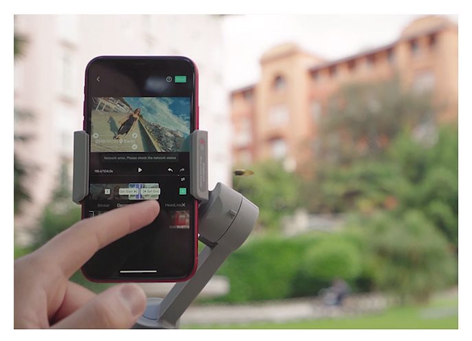 A felvételek professzionális szerkesztése Moza Mini-MX stabilizátor