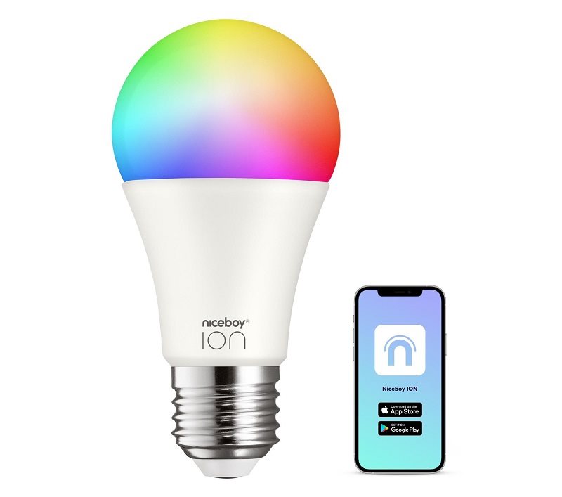 Niceboy ION SmartBulb RGB E27 LED izzó Niceboy ION SmartBulb RGB E27 LED izzó