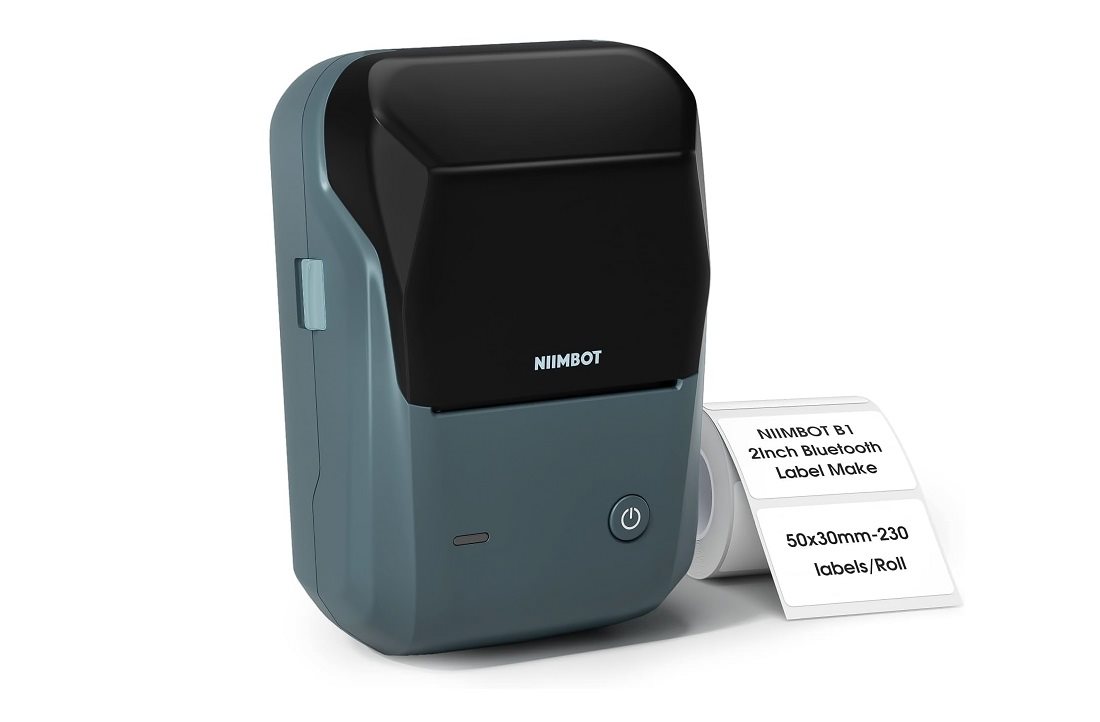 Niimbot B1 Smart lake blue + tekercs címke 210 db címkenyomtató