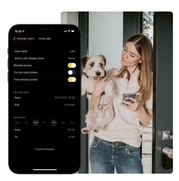 NUKI Smart Lock 3.0 okoszár NUKI Smart Lock 3.0 okoszár