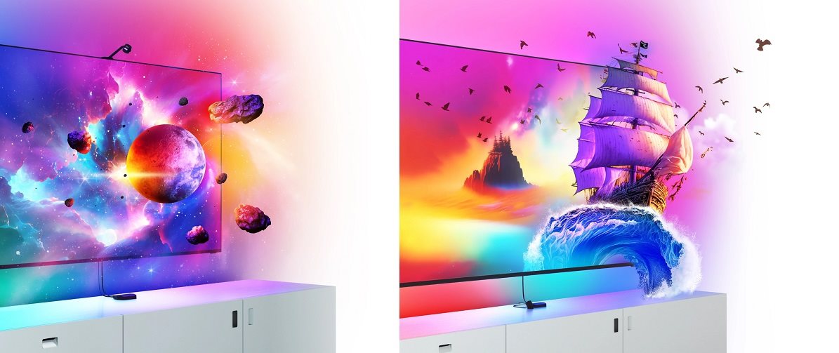 Nanoleaf 4D TV Screen Mirror + Lightstrips Starter Kit 4M For TV LED szalag