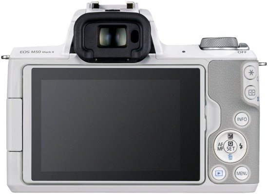 Canon EOS M50 Mark II fehér + EF-M 15-45 mm IS STM