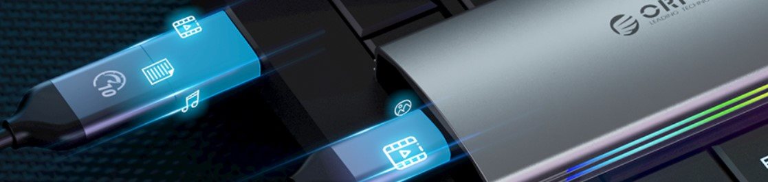 ORICO-RGB NVME M.2 SSD Enclosure