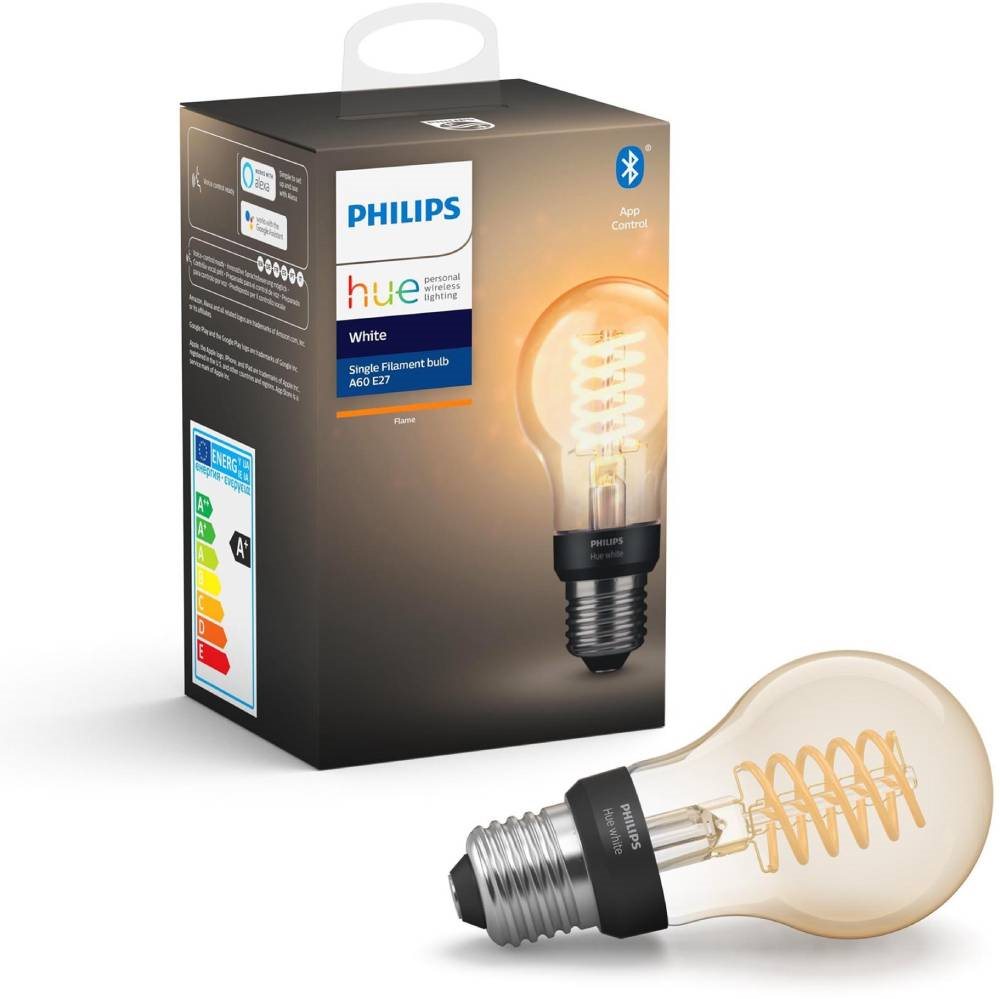Philips Hue White Ambiance 7 W 550 Filament LED izzó E27 foglalattal