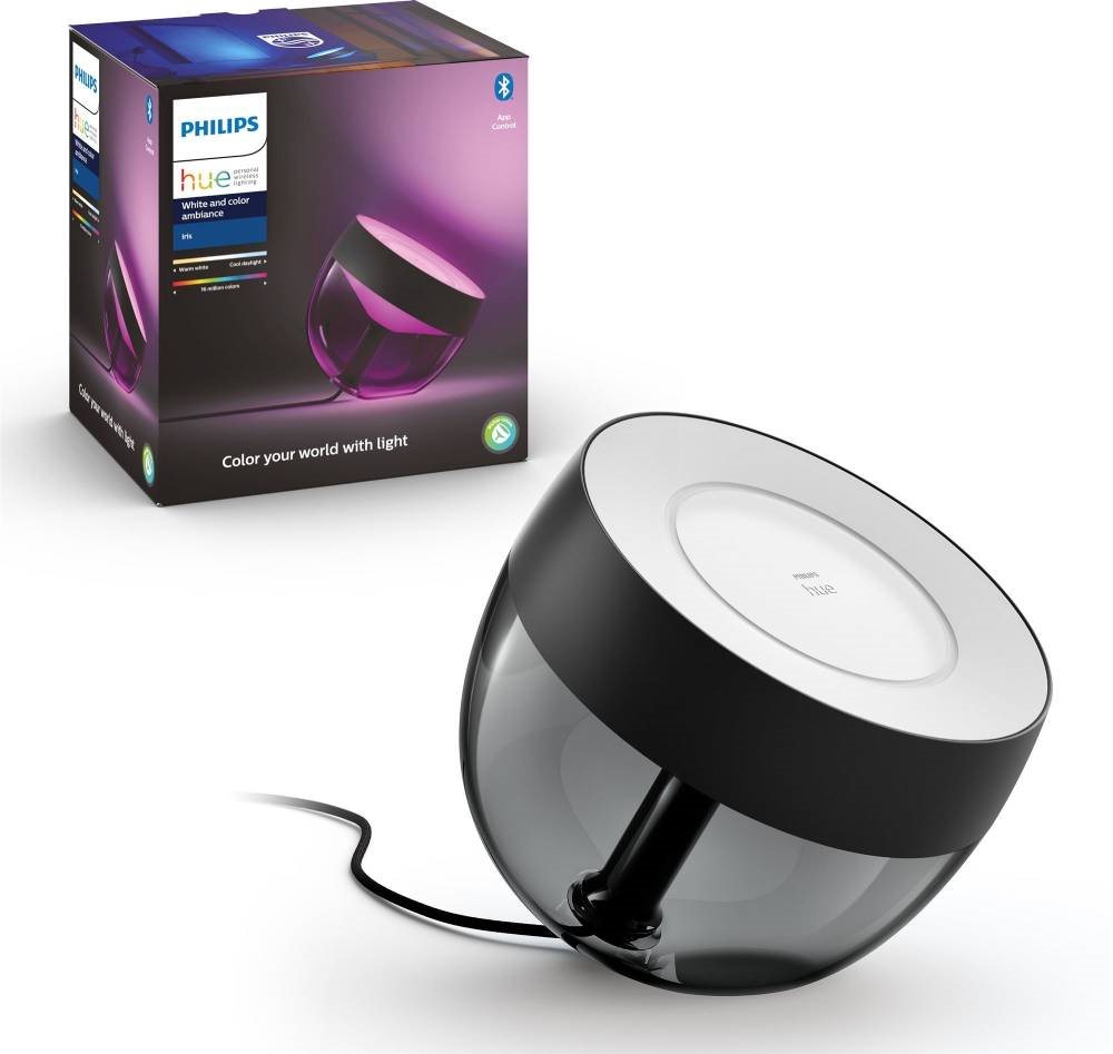 Philips Hue Iris designer asztali világítás fekete kivitelben