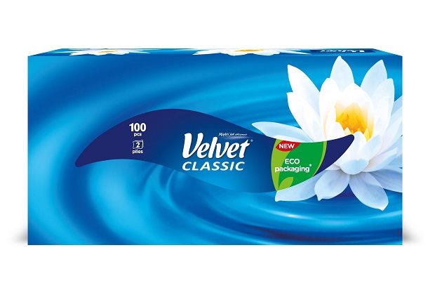 VELVET Classic 100 db papírzsebkendő 