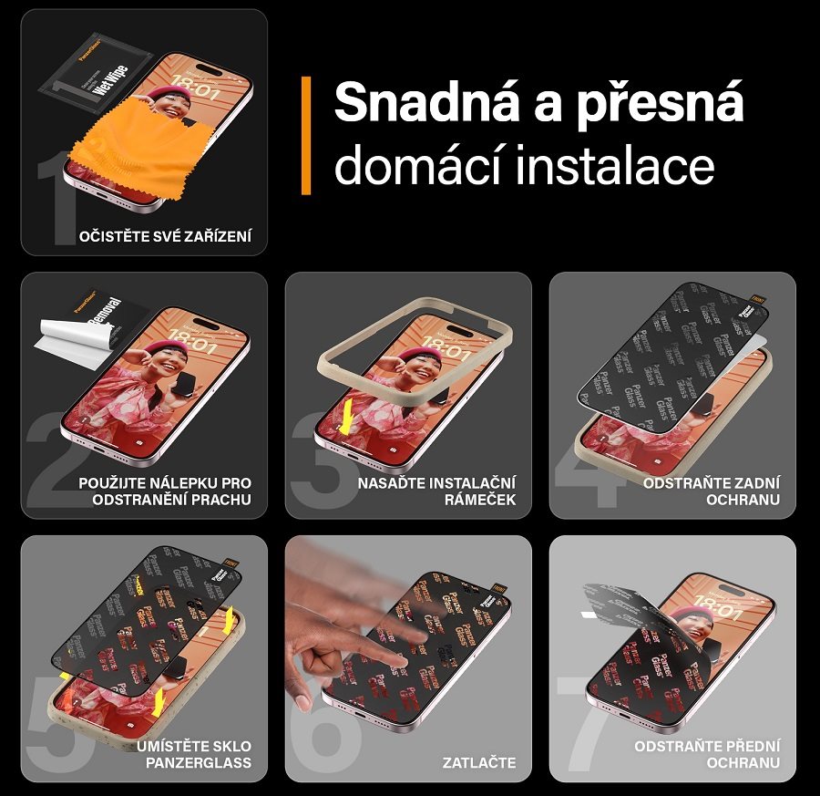 Védőüveg PanzerGlass Adatvédelem Apple iPhone Védőüveg PanzerGlass Adatvédelem Apple iPhone
