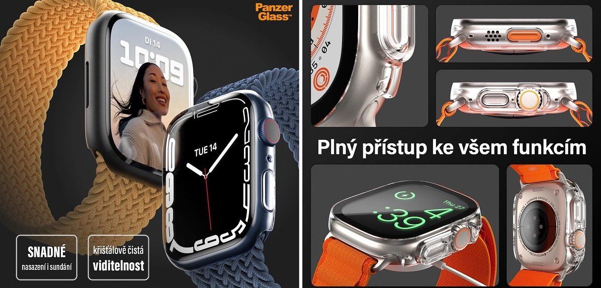 PanzerGlass Full Protection Apple Watch védőtok PanzerGlass Full Protection Apple Watch védőtok
