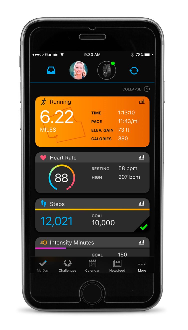 Garmin Connect Garmin Vivoactive 3 sportóra