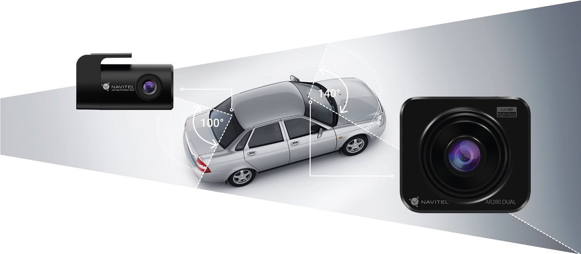 NAVITEL AR280 Dual autós kamera
