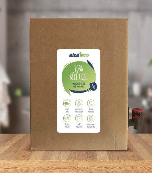 AlzaEco öko tisztítószer fehér ecet 10% 5 l