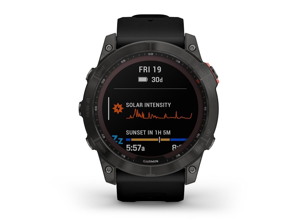 Garmin Fenix 7X Solar Slate Gray/Black Band okosóra