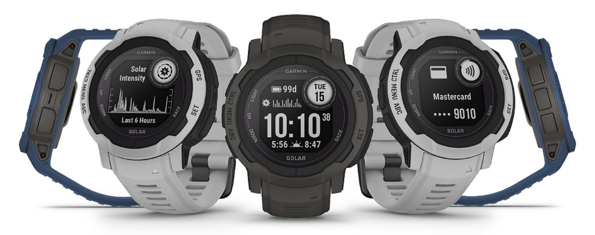 Garmin Instinct 2 Solar Graphite okosóra Garmin Instinct 2 Solar Graphite okosóra