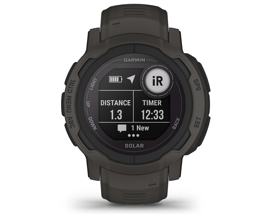 Garmin Instinct 2 Solar Graphite okosóra Garmin Instinct 2 Solar Graphite okosóra