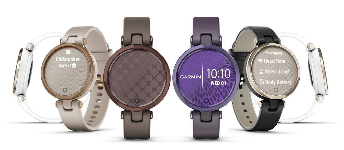 Elegáns okosóra fitnesz funkciókkal Garmin Lily Sport Light Gold/White Silicone Band