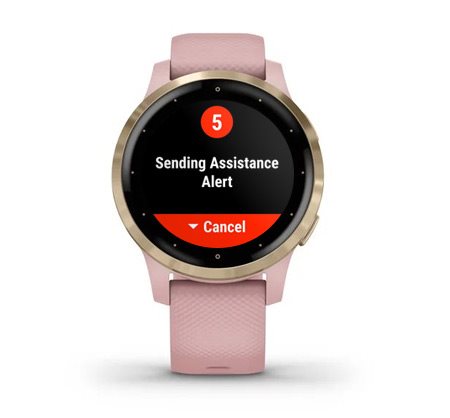 Garmin Vívoactive 4S Light Gold Pink