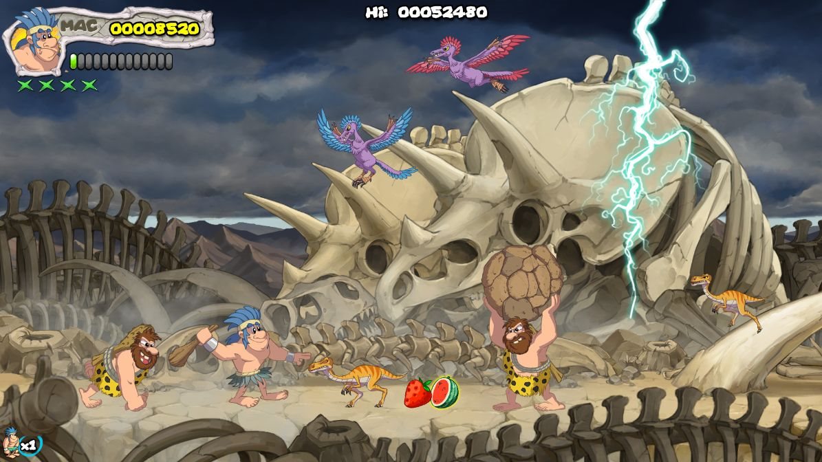 New Joe és Mac: Caveman Ninja - T-Rex Edition - PS5