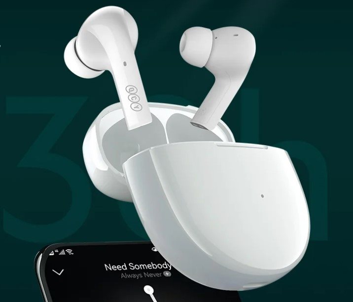QCY QT18 White vezeték nélküli fülhallgató