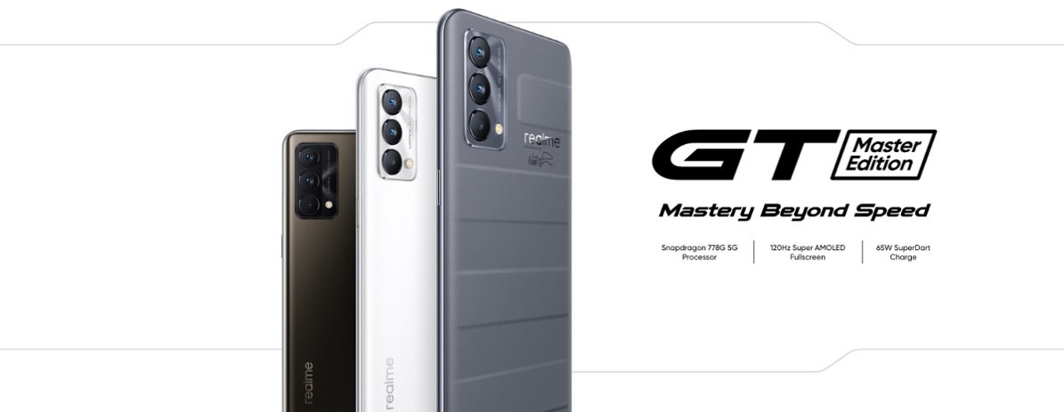 Realme GT Master 5G mobiltelefon 128GB fekete