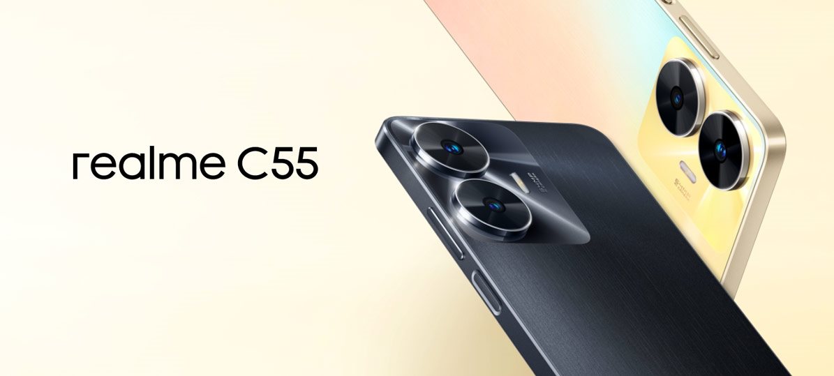 Realme C55 mobiltelefon