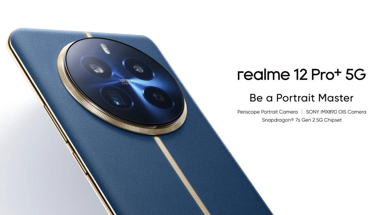Realme 12 Pro+ 5G mobiltelefon