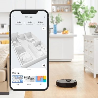Roborock Q7 Max robotporszívó, fekete