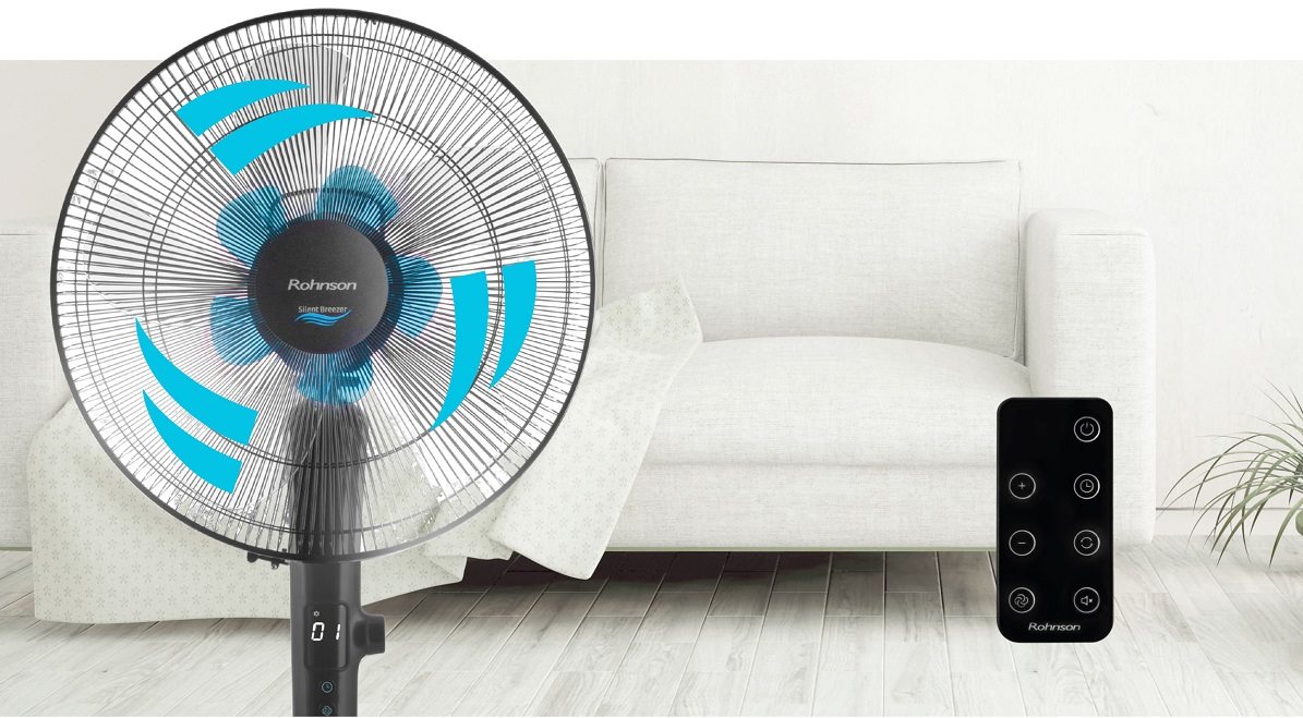 Rohnson R-8600 Silent Breezer álló ventilátor 