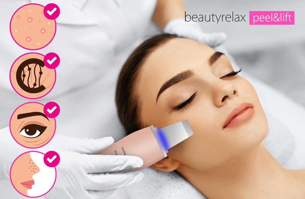 Beautyrelax Peel&lift Ultrahangos kozmetikai spatula