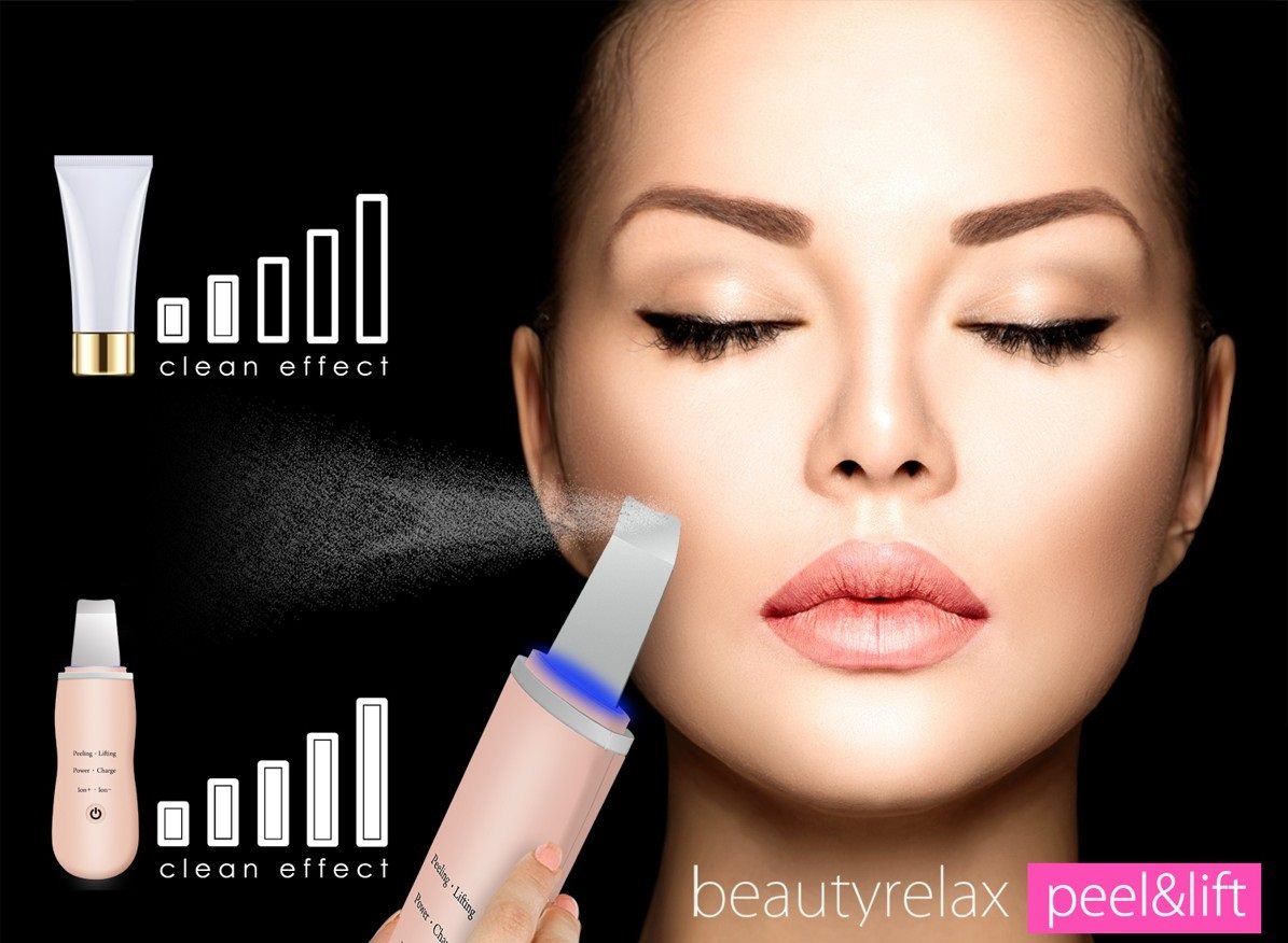 Beautyrelax Peel&lift Ultrahangos kozmetikai spatula