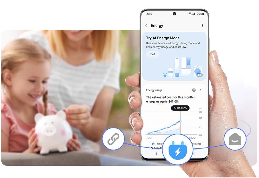 SAMSUNG EcoBubble WW90CGC04DTELE gőzmosógép