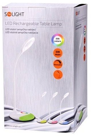 Solight LED újratölthető asztali lámpa Solight LED újratölthető asztali lámpa