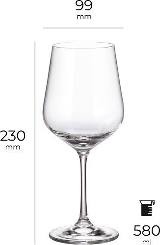 Siguro Locus vörösboros pohárkészlet