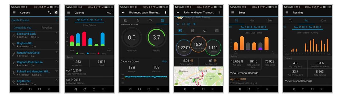 Garmin Connect mobilalkalmazás
