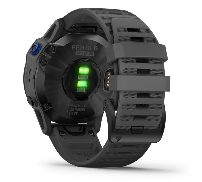 Chytré hodinky Garmin Fenix 6 PRO Solar, Black/Slate Gray