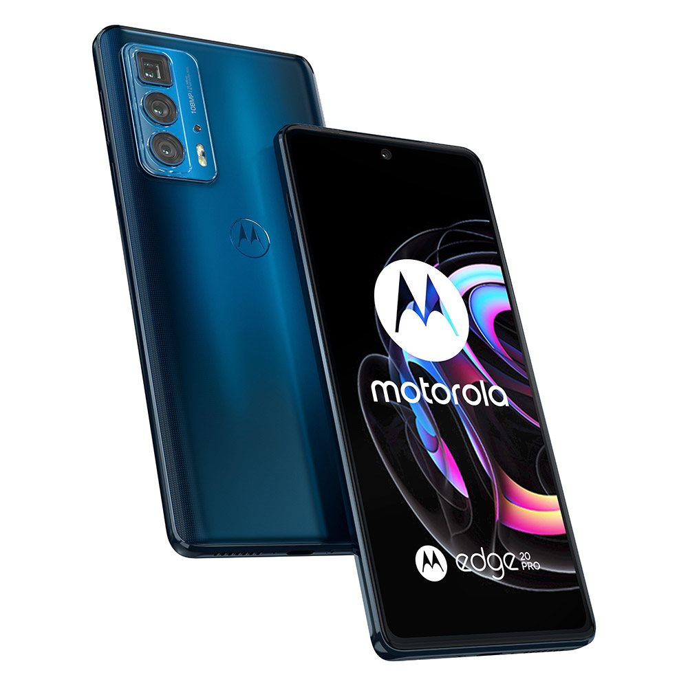 Bemutatjuk a Mototola Edge 20 Pro 256 GB telefont kék színben Bemutatjuk a Mototola Edge 20 Pro 256 GB telefont kék színben