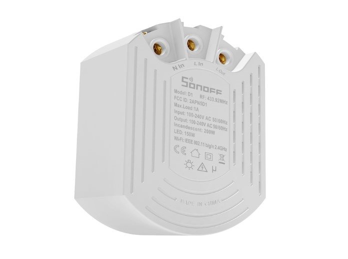 SONOFF D1 Smart Dimmer Switch Wi-Fi kapcsoló